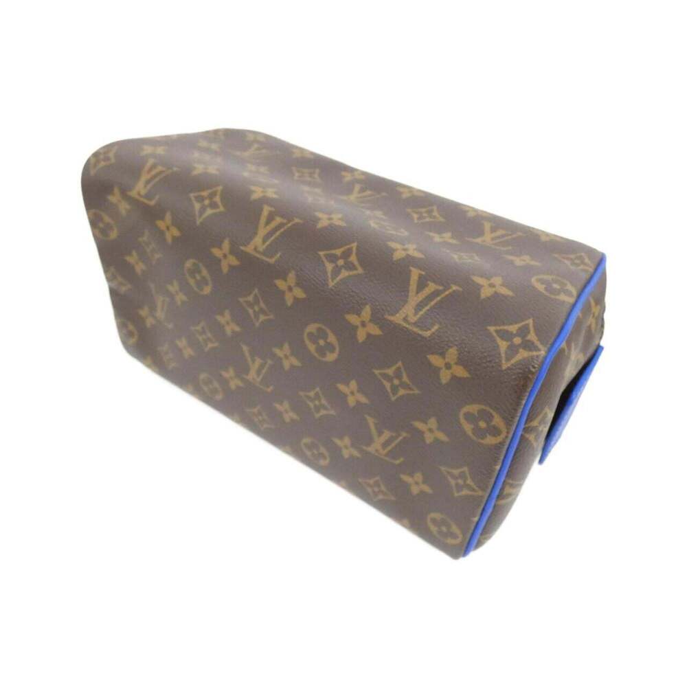 LOUIS VUITTON Blue Monogram Pouch - Picture 2 of 7